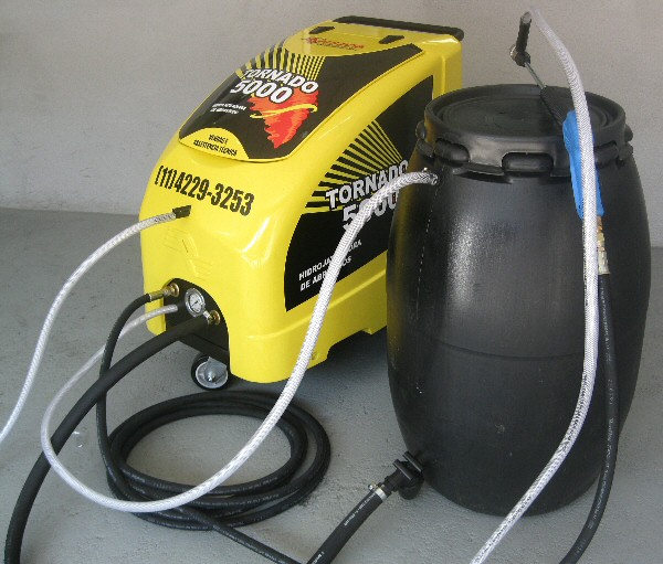 Hidrojateadora de abrasivos elétrica diesel gasolina Tornado 5000
